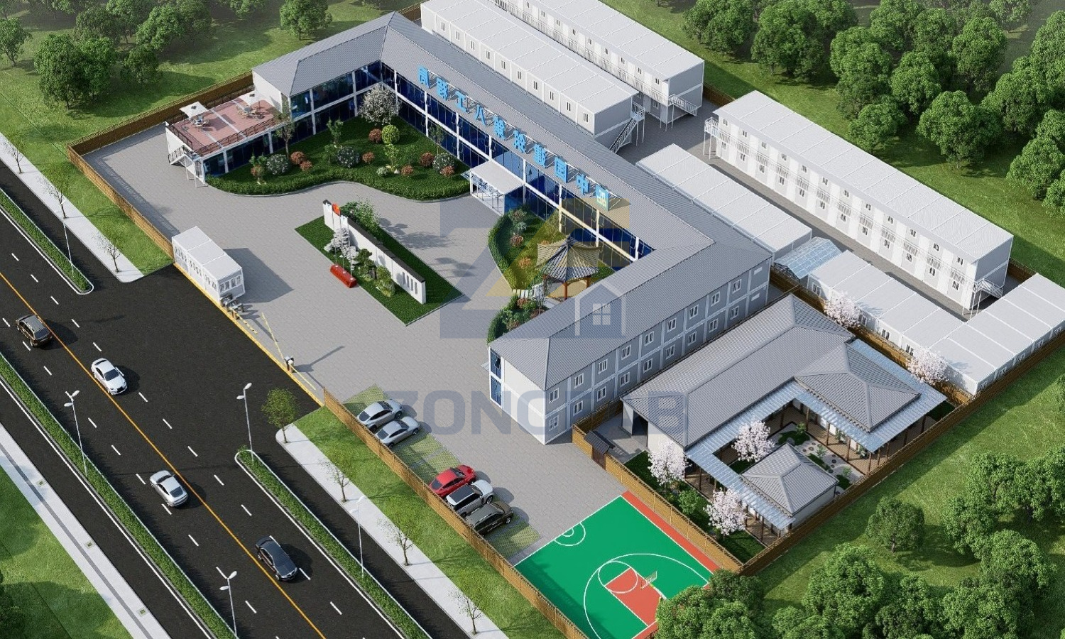 What is Z-Folding Container House? indonesian workers' dormitory project (5)