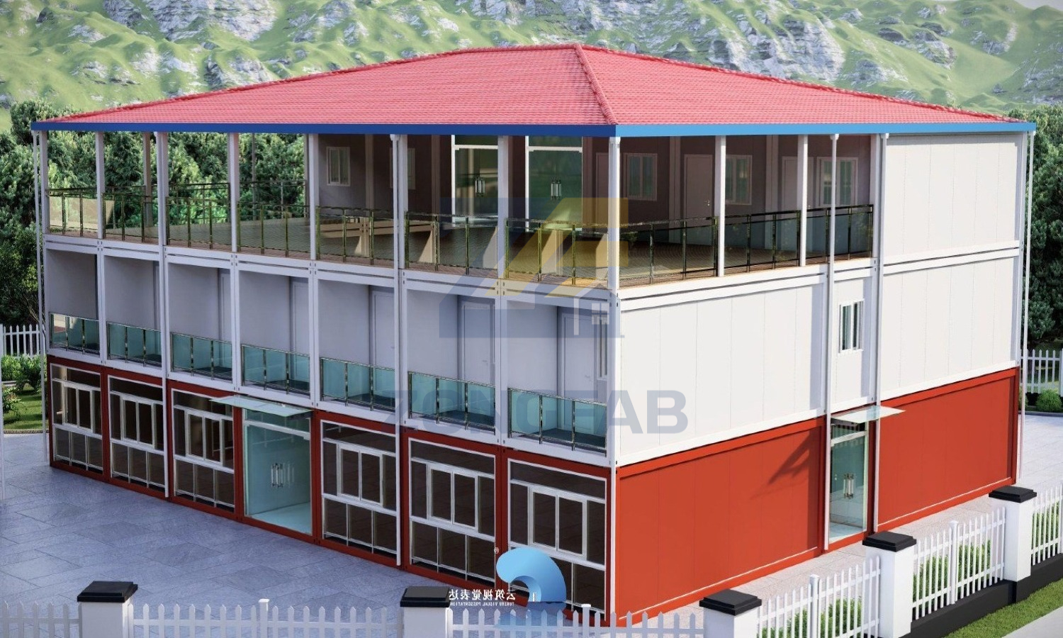new office building construction project for lithium battery factory (3)