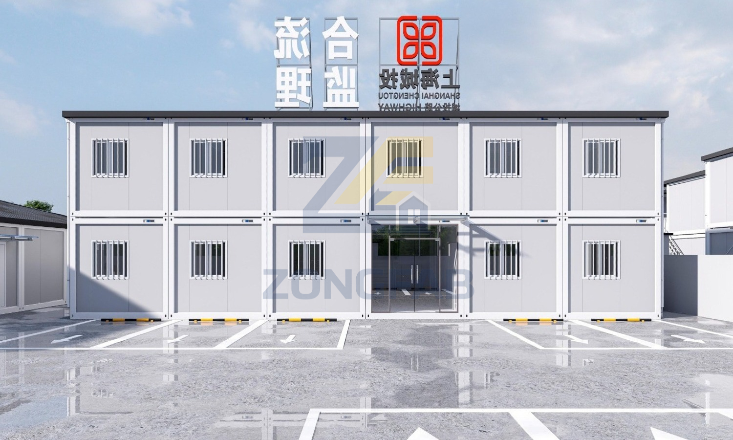 What is Z-Folding Container House? shanghai construction project department (5)