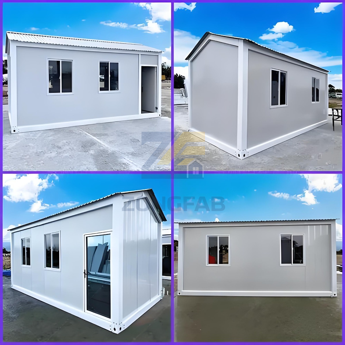 triangular a roof container house (1)