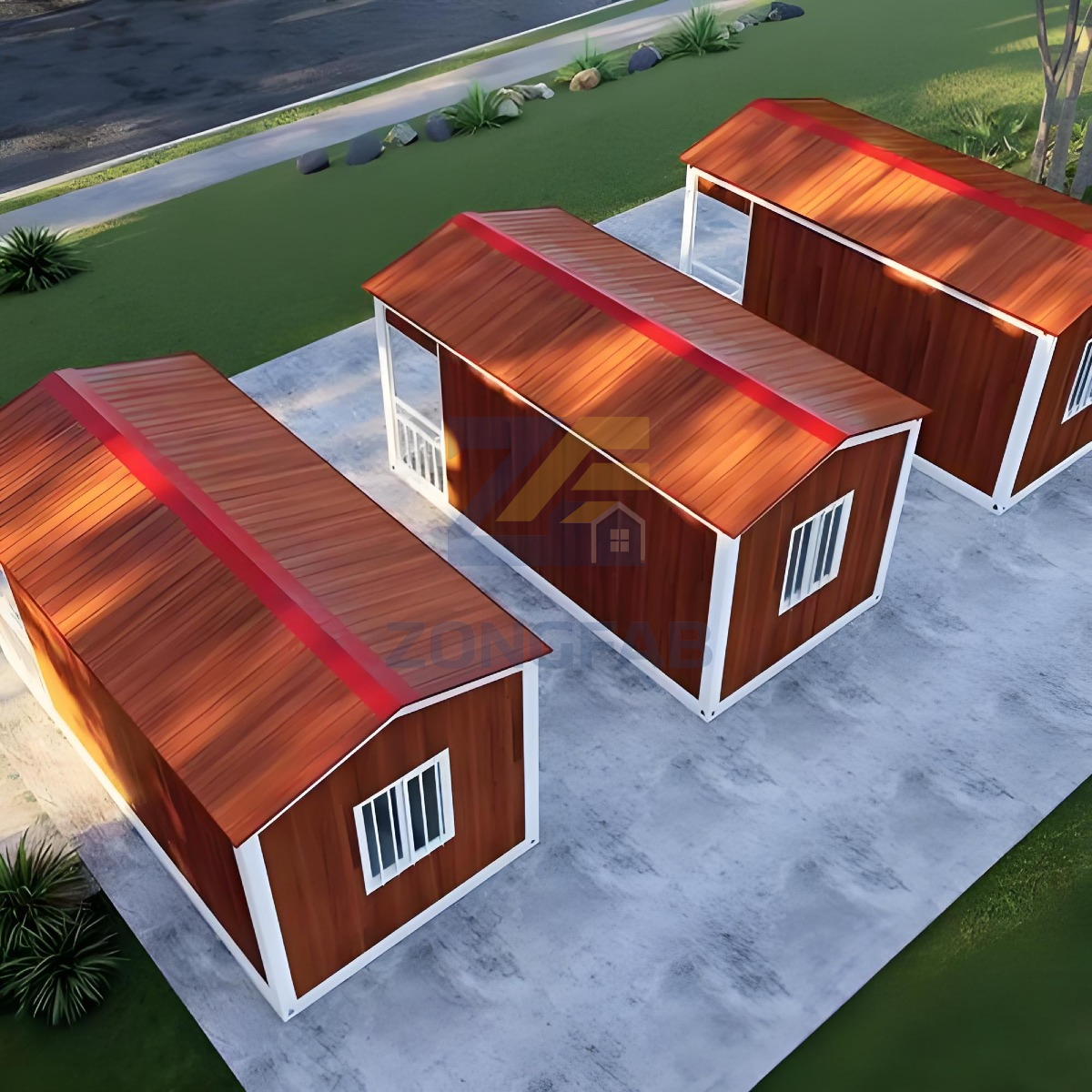 Triangular A Roof Container House 3