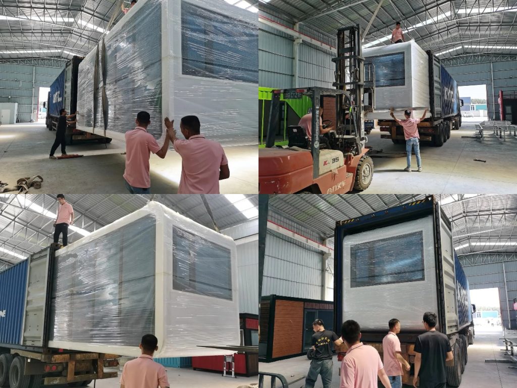 Apple Cabin apple cabin material shipping (2)