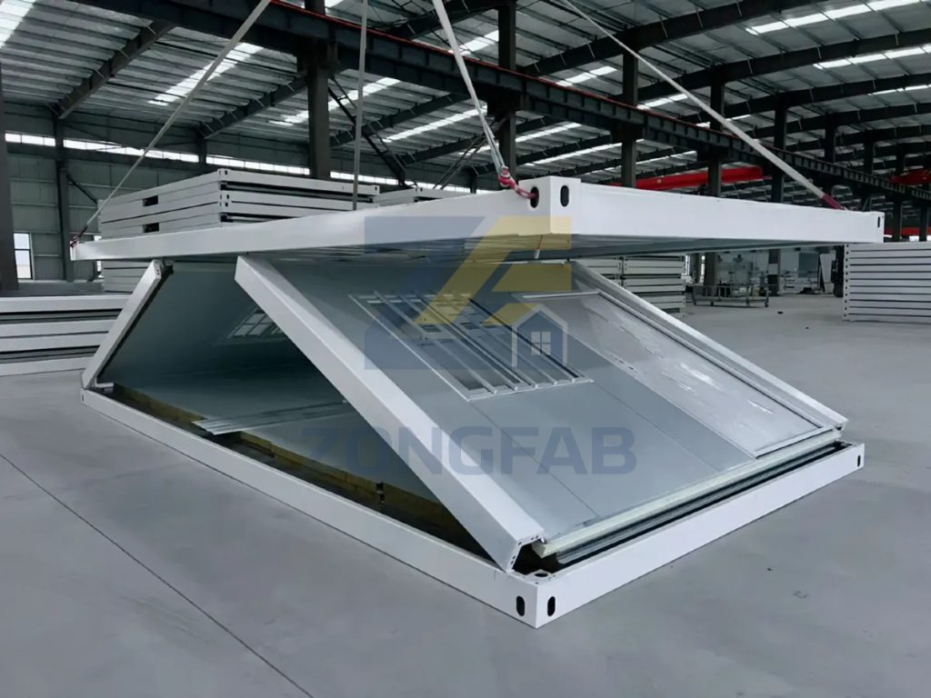 What is Z-Folding Container House? folding foldable container 后色 (1)