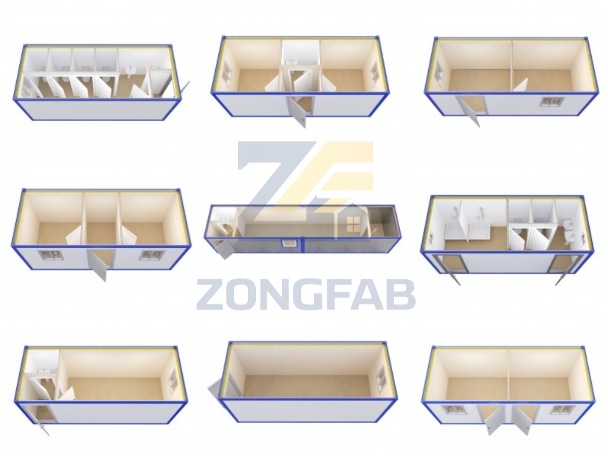 Module Of Container House Layout 1